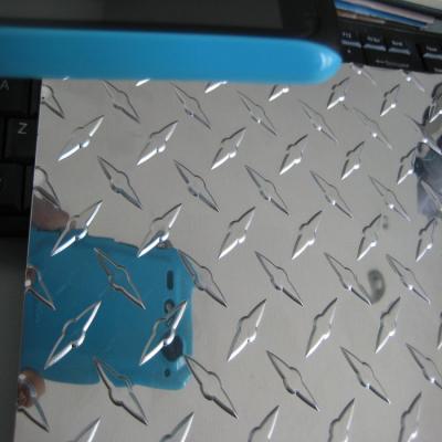 Embossed aluminum plate
