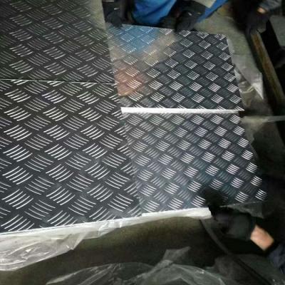 Checkered aluminum plate