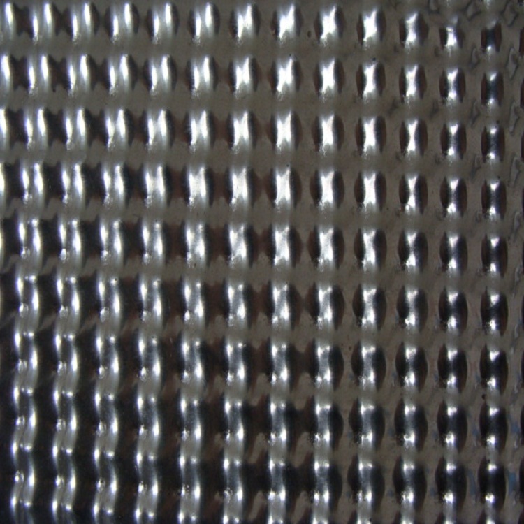 Patterned aluminum coil